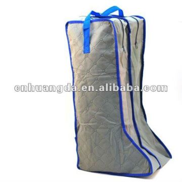 clear plastic shoe bag with faric