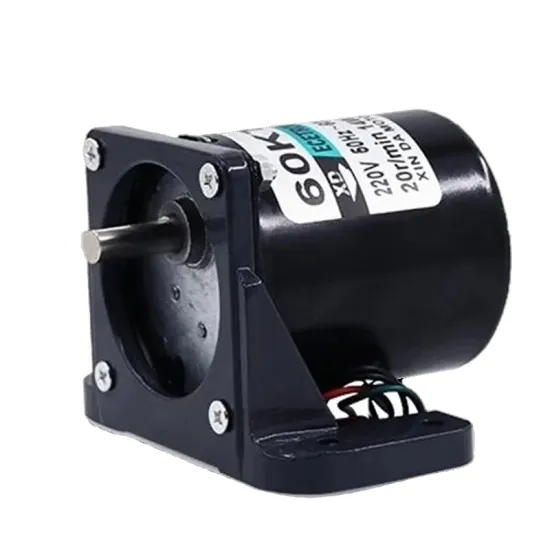 60KTYZ AC Synchronous Motor: 110V/220V, 14W Eccentric Shaft Motor with Bracket - Variable Speeds from 2.5rpm to 80rpm - High-Quality Permanent Magnet Motor Offering CW and CCW Rotation