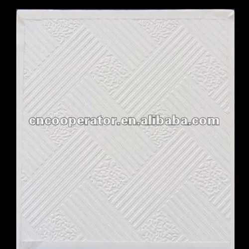 Pvc Laminated Gypsum Board (elegant Ceiling Tile), High Quality Pvc