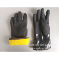 Guantes fríos impregnados de PVC con forro de cachemira