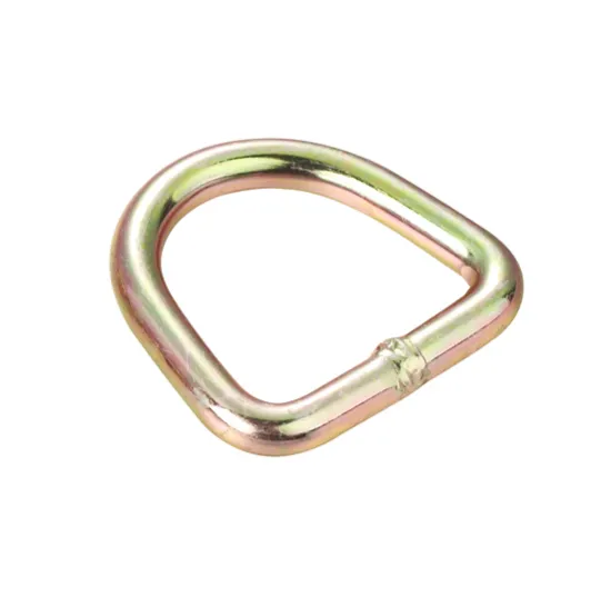 High-Quality 2 Inch 3000kg D-Ring Hardware Buckles for Trailers: Heavy Duty Metal D-Rings for Ratchet Straps