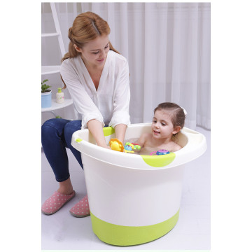 Big size plastic baby deep bathtub washing tub