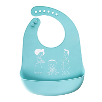 Food Graded Silicone Bibs For Babies/ Toddlers/ Infants