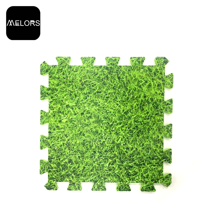 Grass Printing Interlocking EVA Foam Puzzle Mat