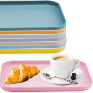 Stackable Plastic Art Trays - Craft Organizer & Serving Plate