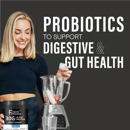 Plant protein zero sugar powder support Digestive Health