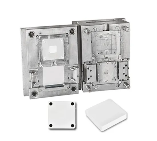Wall Mounted Plastic Power Socket White Injection Mould