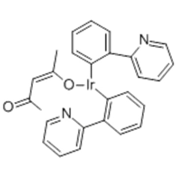 Acétylacétonatobis (2-phénylpyridine) iridium CAS 337526-85-9