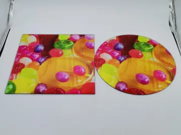 different shape tempered glass cutting board