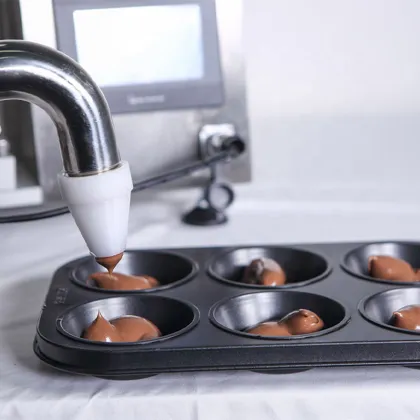 Mini Unifiller Chocolate Mousse Cake Filling and Cupcake Depositor Machine