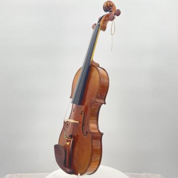 Hot Sale Advanced European Material Solid Wood Violin Case Bow Handmade OEM Violin