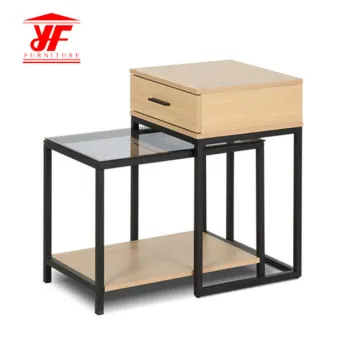 Acrylic Coffee Table with End Tables with Stools