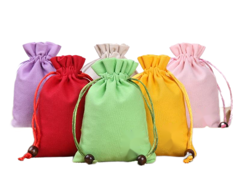 Sac à cordon de couleur personnalisée forte