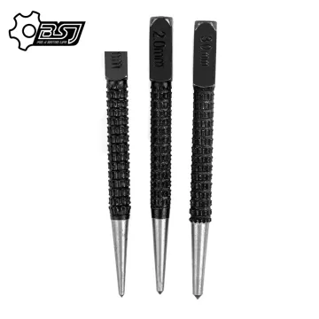 3PCS set Non-Slip Center Pin Punch Set 3/32" High-carbon Steel Center Punch For Alloy Steel Metal Wood Drilling Tool