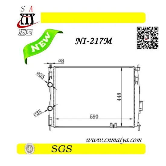 21400-JD900/JD90A autoparts for radiator