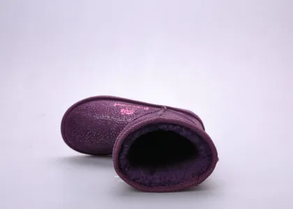 Oem Childrens Winter Boots / Boot , Purple New Design Snow