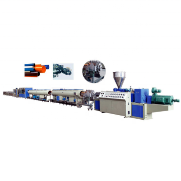 1110x110mm PVC Square Pipe Making Machine with Good Price - Twin Screw Plastic Extruder Production Line