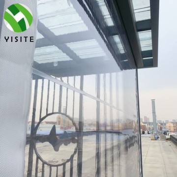 Bledi a rulli a schermo zip motorizzato elettrico per pergola esterna