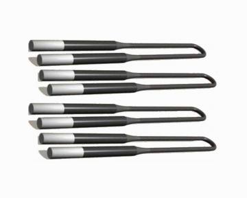 Molybdenum Dislicide Rod Mosi2 TIE CHAUFFICATION Élément de chauffage 6/12 U Type 1800