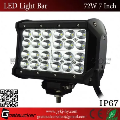 Super bright 72w led light bar tow truck led light bars