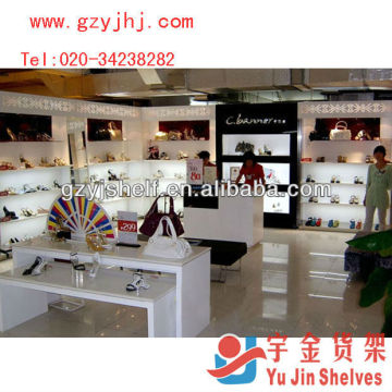 Combined Shoe Display Shelf,wooden shoe display shelf