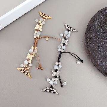 Fashionable Handmade Butterfly Watch Bands for Apple Watch - Quick Release Replacement for Women and Girls (20mm/22mm)