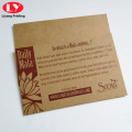 Custom Kraft Paper Thank You Card with Logo