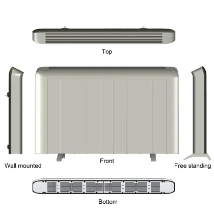 Wi-Fi Controlled Carbon Crystal Infrared Panel Heater for Room