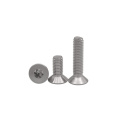 Stainless steel plum countersunk head machine screw