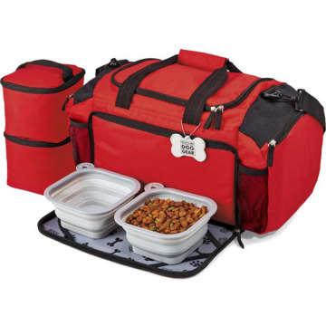 Airline Approved Large Duffle Bag for Pets: Travel Organizer with Bowl