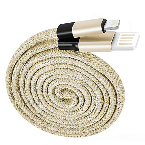 Retractable 1.5m aluminum alloy USB cable for phones