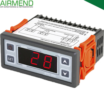 Temp Controller (STC-200+) for Cold Storage, Direct Cooling Cabinet, Water Chiller, Seafood Machine