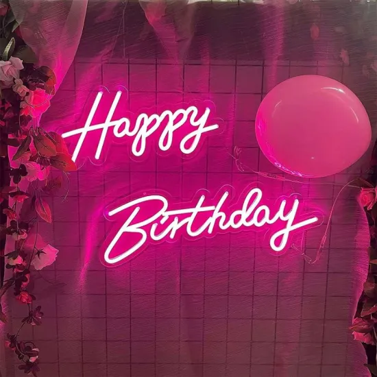 Goldmore1 Dropshipping Waterproof LED Neon Flex Birthday Light Signs