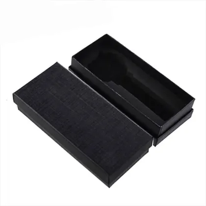 Customized Gold Logo Black Gift Paper Watch Cases and Packaging Boxes for Watches in China