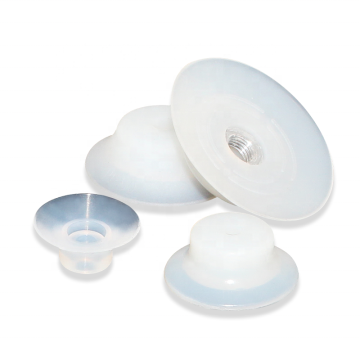 CONVUM TYPE Heavy Load Vacuum Suction Cup: Large Size Silica Gel First Layer for Secure Attachments