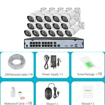 4K NVR Kit 16CH CCTV -система