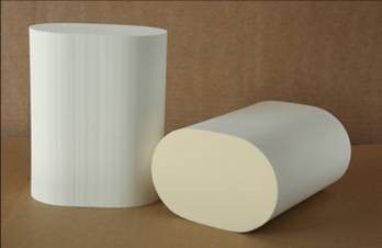 Al2o3 Catalyst Honeycomb Ceramic Substrate White For Industrial Voc