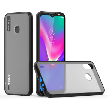 Sampul belakang pc matte transparan untuk tecno spark 10 pro/lite pop3 pop6