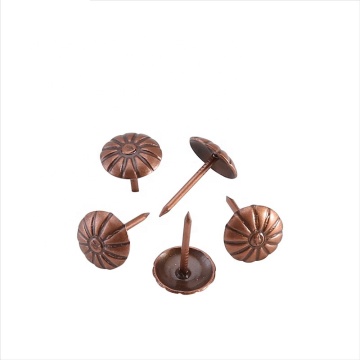 Copper Flower Sofa Nails: Unique Design Hot Sale Furniture Upholstery