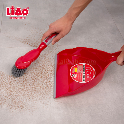 Conjunto de escova para pá de lixo C130007 LiAo para casa