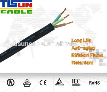 VDE approved 450/750 H05RR-F rubber cable