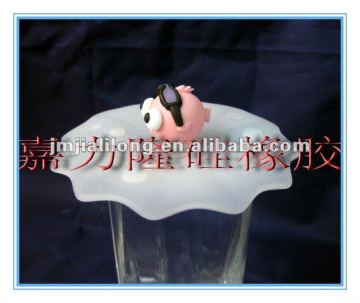 2012 Newest Design Silicone Cup lid for Glass or Cup