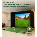 Gabinete de simulador de golf personalizado con pantalla de impacto