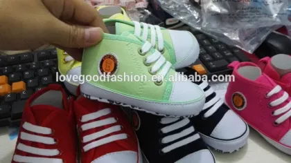 Old School Canvas Baby Prewalker Shoes Stock