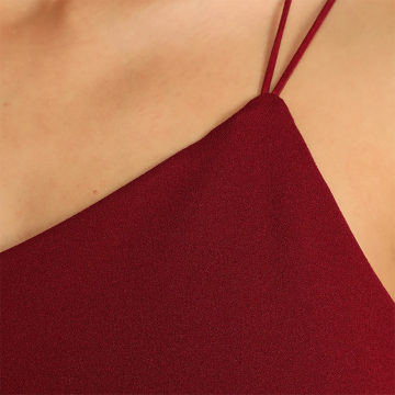 Wrap Dress Burgundy Dress