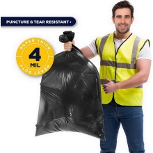 Bolsas de plastico transparente, extra grandes y resistentes