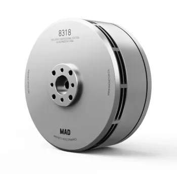 MAD 8318 IPE 120KV Agriculture Drone Motor Silver Brushless DC for Multirotor Quadcopter 27-32 Inch Prop