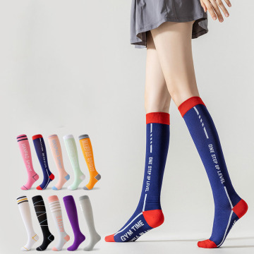 Xiangyi Custom Athletic Compression Socks - Colorful Yoga Running Knee High Socks for Women