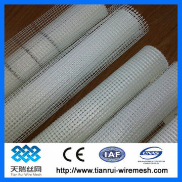 Alkali-resistant fiberglass mesh for wall material
