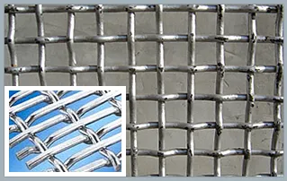 Crimped wire mesh
